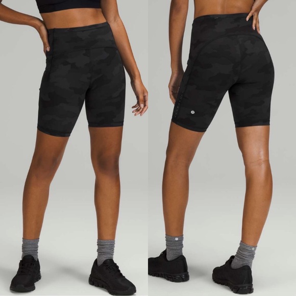 lululemon athletica Pants - Lululemon Swift Speed High-Rise
Short 8" in Heritage 365 Camo Deep Coal Multi